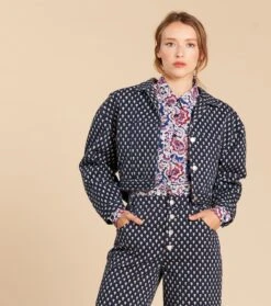 Veste BLEUETTE Mouche Marine