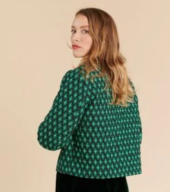 Veste Matelassée GEORGIA Palmette Vert -Mode Vêtements Magasin veste georgia palmette.5
