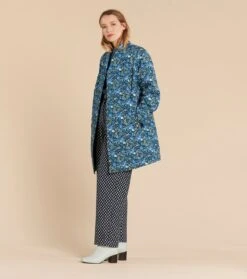 Veste Matelassée 3/4 THELMA Roseraie Bleu 8 Veste Matelassée 3/4 THELMA Roseraie Bleu -Mode Vêtements Magasin veste thelma roseraie.3