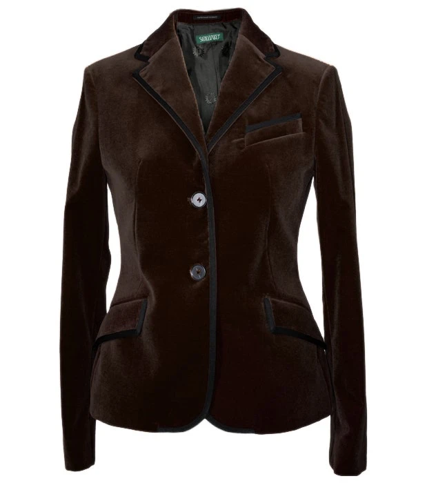 Veste Velours Femme Chloé Marron 2 Veste Velours Femme Chloé Marron – Image 2